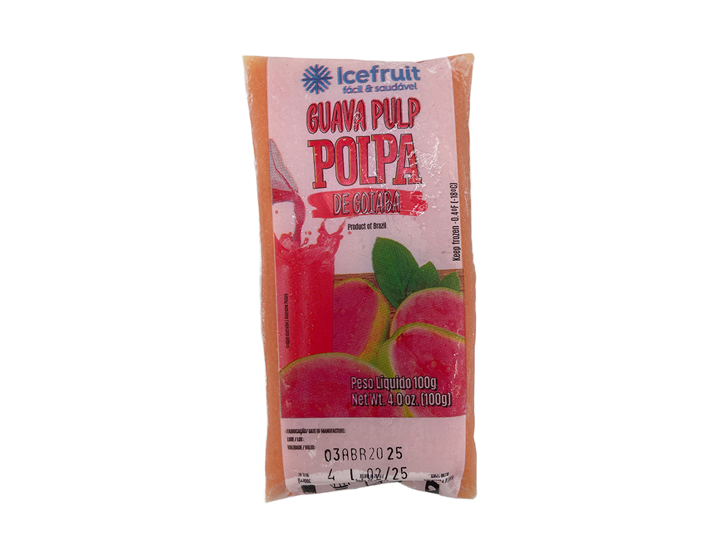POLPA DE GOIABA CONGELADA ICEFRUIT 100 G (CX 20 UN)